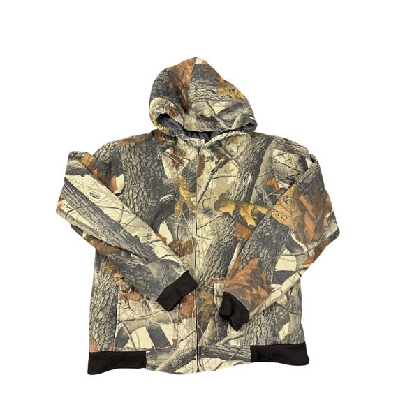 Wells Creek Realtree Camo Insulated Hooded Jacket Women’s Size 16/18 Warm Lined - Picture 1 of 6